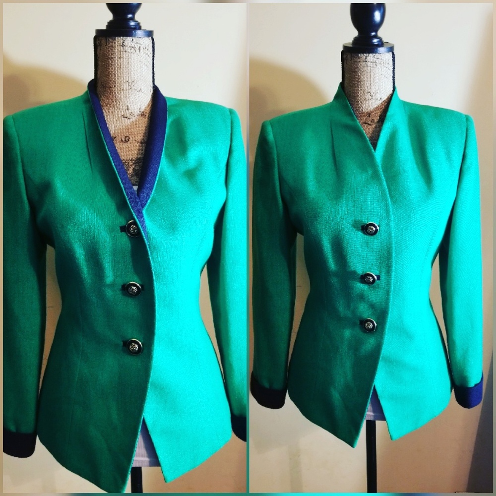 Green & Blue Blazer